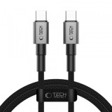 Cablu Date si Incarcare USB-C - USB-C Tech-Protect Ultraboost DNA, 60W, 1m, Gri, Universal
