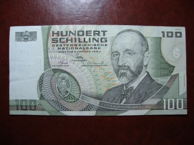 AUSTRIA 100 SHILLING 1984 SUPERBA foto