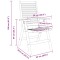 Scaun 4 buc. Maro Lemn solid de tec Convertibil - 7
