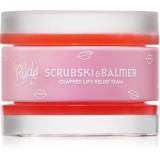 Rude Cosmetics Scrubski &amp; Balmer balsam și exfoliant pentru buze culoare Juicy Peach 7.5 g