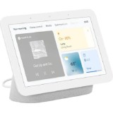 Boxa inteligenta Google Nest Hub (2nd Gen), 7 touchscreen, Wi-Fi, Bluetooth, 3 Microfoane, Alb