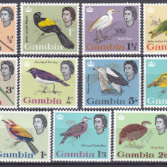 DB1 Fauna Africana Pasari 1963 Gambia 13 v. MNH
