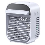Racitor de Aer Portabil 3 Trepte Viteza, Umidificare, LED, 10W &ndash; Racoreste, Umidifica si Improspateaza