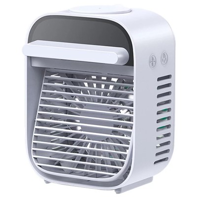 Racitor de Aer Portabil 3 Trepte Viteza, Umidificare, LED, 10W &amp;ndash; Racoreste, Umidifica si Improspateaza foto
