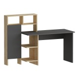 Cumpara ieftin Birou Calisma, Pako World, Stejar-Gri, 135x60x111 cm