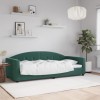 VidaXL Cadru de pat, verde &icirc;nchis, 90x200 cm, catifea 354138