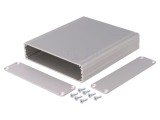Carcasă aluminiu gri 105x120x26 mm