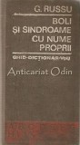 Cumpara ieftin Boli Si Sindroame Cu Nume Proprii I - G. Russu - Tiraj: 5600 Exemplare, 1965, Tudor Arghezi