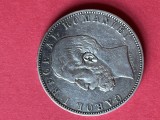 Monedă 5 lei Ag 1883 (dreptunghi la baza coroanei) CAROL I REGE