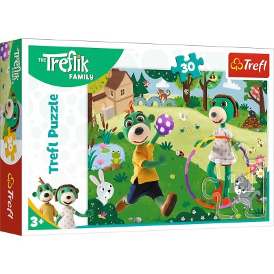 PUZZLE TREFL 30 FAMILIA TREFELIK ORA DE JOACA foto