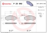 BREMBO P 23 092 PRIME LINE set placute frana,frana disc