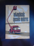 Autovehicule speciale moderne - Vasile Parizescu