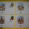 HOPCT PLIC FDC S NR 256 SET 4 FDC FAUNA-ANTILOPE MOZAMBIC 1991