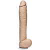 Dildouri Mari Doc Johnson Naturale 30cm, Penis Realist cu Testicule, Ventuza Detasabila, Material Sil-A-Gel