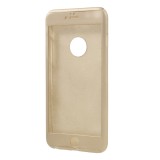 Husa iPhone 8 Plus, Flippy Full Cover 360, Plastic, Auriu
