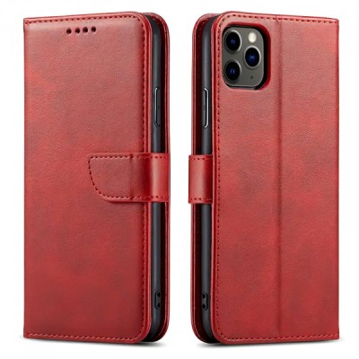 Husa pentru Samsung Galaxy A15 A155, OEM, Marva Wallet, Rosie foto