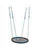 Leagan cuib oval PP negru albastru, Kbt