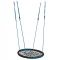 Leagan cuib oval PP negru albastru