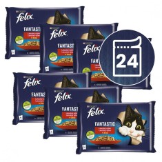 FELIX Fantastic plicule?e cu miel ?i iepure in gelatina 24 x 85 g foto