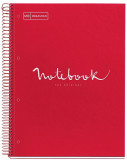 Caiet A4 80 file matematica Emotions Red, MiquelRius