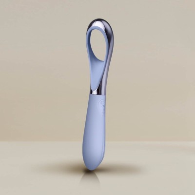 Stimulator Clitoris NIYA 3, 10 Moduri Vibratii, Silicon, USB, Mov, 16.8 cm foto