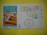 HOPCT PLIC FDC S NR 127 PENTRU SPORT GIMNASTICA 1984 GERMANIA