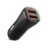 Incarcator pentru Masina 2 x USB, 30W - Spigen Essential (EV302) - Black