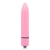 Vibrator Justforme Glossy Roz, Mini, Impermeabil, 1 Viteza, Silentios, ABS, Adulti