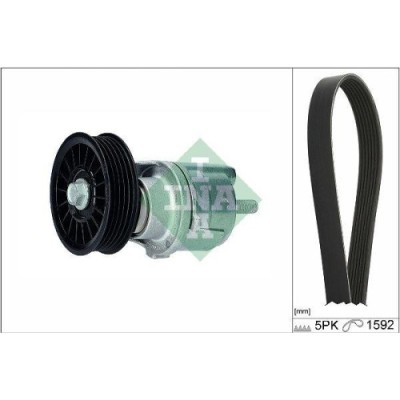 Set curea transmisie Audi A4 B5 (8d2) 11.94-12.01, A6 C5 (4b2) 01.97-12.05, A6 C5 Avant (4b5) 11.97-01.05; Vw Passat B5 (3b2) 08.96-12.01, INA foto
