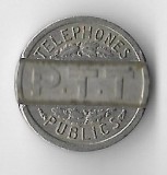 Jeton telefonie PTT, 1937 - Franta