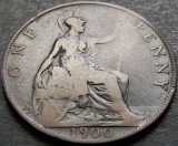 Cumpara ieftin Moneda istorica 1 PENNY - MAREA BRITANICA / ANGLIA, anul 1900 *cod 4682 VICTORIA, Europa