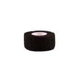 Banda Elastica Wrap Ingusta 2.5cm Neagra Tattoo Grip Husa Protectie Maner Tatuaj Antialunecare Vibratii