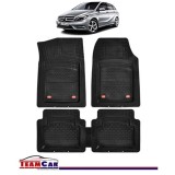 Covorase AutoTeamCar&reg; Tip Tavita Compatibile Mercedes-Benz B-Class W246 (2011&ndash;2019) Negru Material Rezistent, Cauciuc