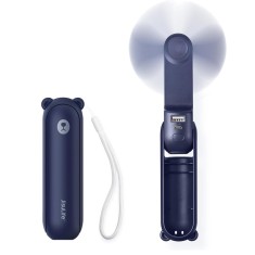 Mini ventilator portabil cu acumulator JisuLife F8, albastru foto