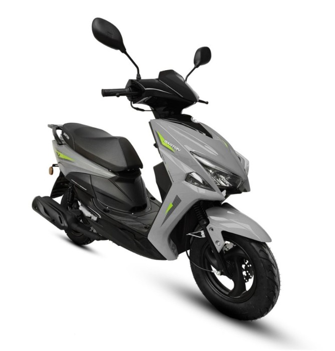 Scuter Barton Flash 50cc, culoare gri Cod Produs: MX_NEW MXFLASH50GRI