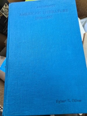 An anthology american literature 1890-1965 - Egbert S. Oliver foto