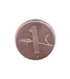 Moneda Elvetia 1 rappen 1958, stare buna, curata