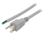 Cablu Alimentare NEMA 5-15 1.8m Gri 13A