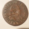 Moneda Franța Double Tournois 1614 X, Ludovic XIII, Amiens - Monedă Străină Rară