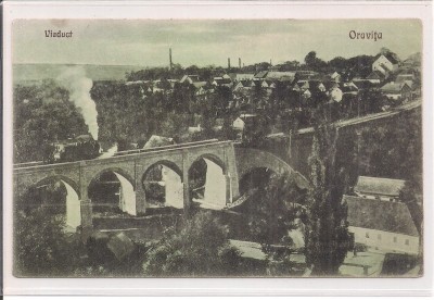 Carte postala circulata in perioada interbelica Oravita foto