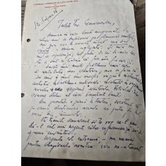 Scrisoare a lui Gherghinescu Vania
