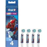 Rezerve periuta de dinti electrica pentru copii Oral-B Spiderman, 4 buc