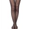 Ciorap subțire cu model picățele &quot;Diamant&quot;, Conte Fantasy Brilliant AW 19-20 - Nero, 2-S Standard