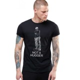 Tricou barbati negru - Not a hugger - XL