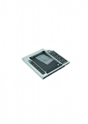Rack Caddy Hardisk SSD Laptop SATA &amp;ndash; Inlocuieste Unitate Optica 12mm foto
