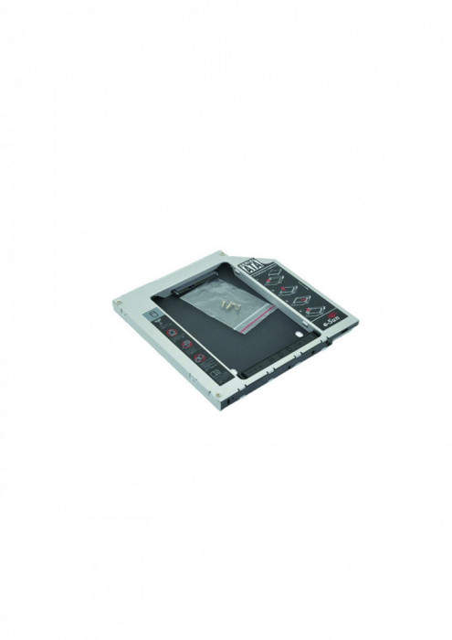 Rack Caddy Hardisk SSD Laptop SATA &ndash; Inlocuieste Unitate Optica 12mm