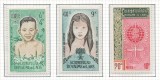Laos 1962 Mi 121/23 MNH - Lupta impotriva malariei, Nestampilat