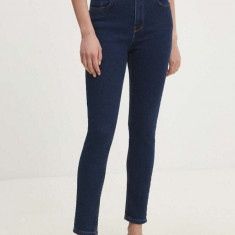 Answear Lab jeansi femei, culoarea albastru marin