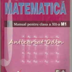 Matematica. Manual Pentru Clasa A XII-A. M1 - Dorin Andrica, Mihai Piticari
