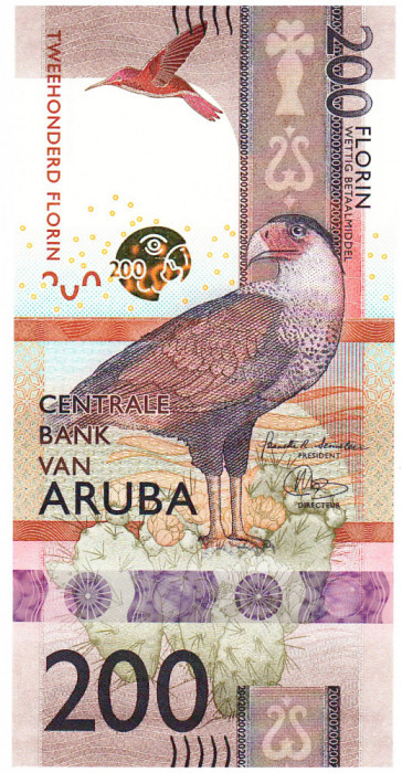 Aruba 200 Florin 2019 P-25 UNC